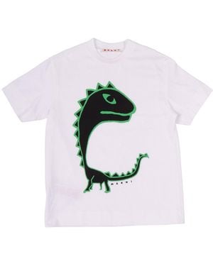 Marni Mt304 U Over Maglietta - White