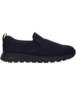 Prada Sneakers Woven And Knitted - Blue