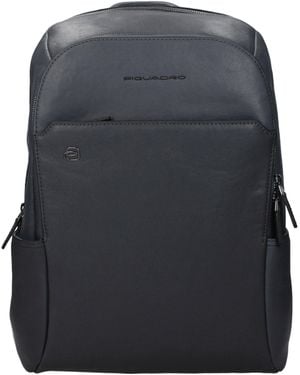 Piquadro Backpacks And Baby Bags Leather/ Graphite - Grey