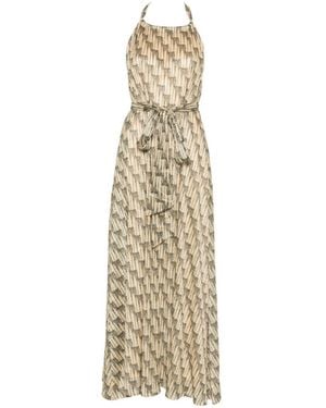 Siyu Ars Long Dress - Metallic