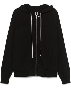 Rick Owens Hoodie Aus Bio-Baumwolle - Schwarz