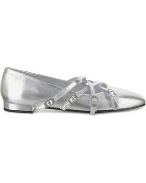 CAREL PARIS Eloise Leder Ballett Flats - Weiß