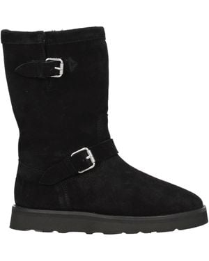 KENZO Stivaletti Vibram Donna Camoscio Nero - Black