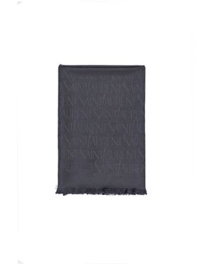 Saint Laurent Jacquard Grande S - Azul