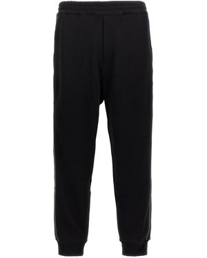 McQueen Jogginghose Mit Seitlichem Band - Schwarz