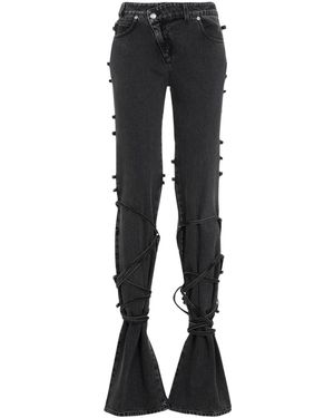 McQueen Vaqueros atados - Negro