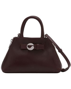 Coperni Mini-Datentasche Leder Braun