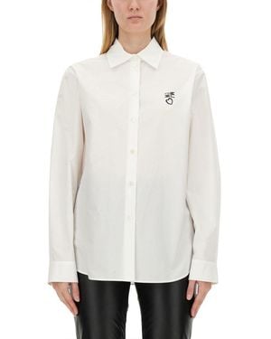 Moschino Structured Cotton Shirt - White