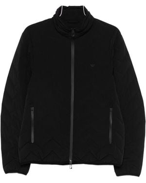 Emporio Armani Nylon Down Jacket - Black