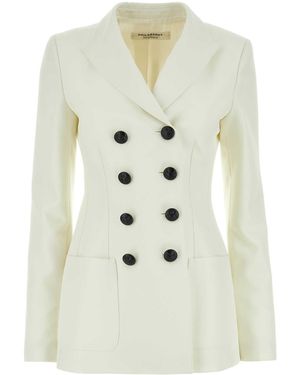 Philosophy Di Lorenzo Serafini Ivory Jersey Blazer - White