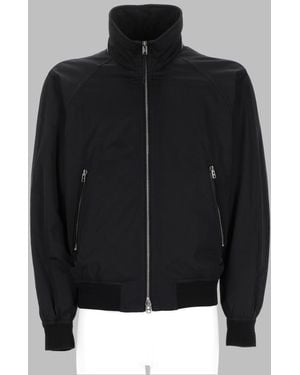 Tom Ford Blouson With Cashmere Lining Polyester Polyamide Jacket - Black