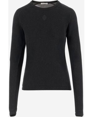 By Malene Birger Lyocell And Organic Hemp Crew Neck Jersey - Black