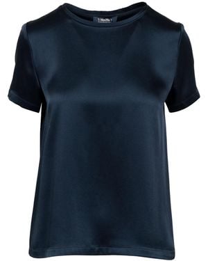 Max Mara T Shirts E Polos Blu