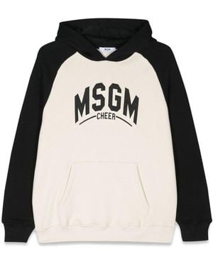 MSGM Raglan Hoodie Boy - Black
