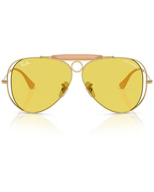 Ray-Ban Sonnenbrille Rb3138 M 001/85 X Dolce & Gabbana The Shooter Gold Arista/Gelb Unisex