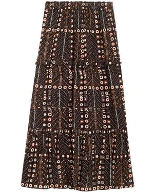 Isabel Marant Marant Étoile Diya Long Jupe - Noir