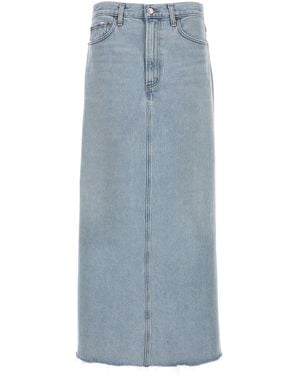 Agolde 'Hilla' Skirt - Blue