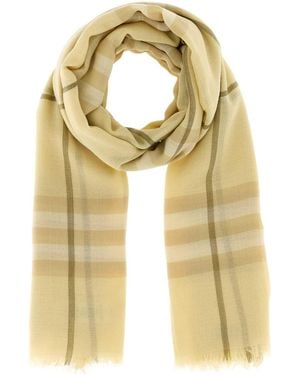 Burberry Winter Scarves - Yellow