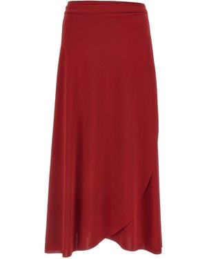 Eres 'Julieta' Sarong Skirt - Rojo