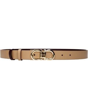 Ferragamo Belts Leather/Barolo - Natural