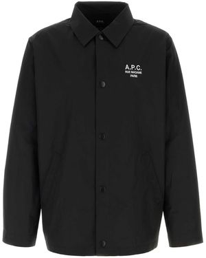 A.P.C. Polyester Jacket - Black