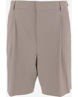 BOSS Stretch Cotton Shorts - Grey