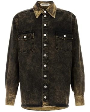 NAMACHEKO Denim Hank Shirt - Black