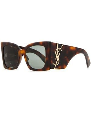 Saint Laurent Acetate Sl M119 Blaze Sunglasses - Grey