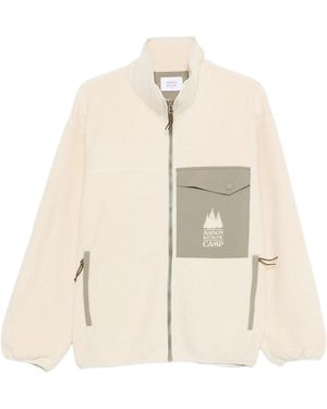 Maison Kitsuné Casual Fleece Jacket - Natural