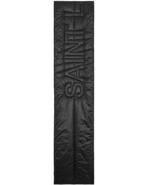 Saint Laurent Logo gepolsterter Schal - Schwarz