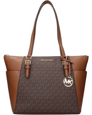 Michael Kors Shoulder Bags Charlotte /Burned Leather - Brown