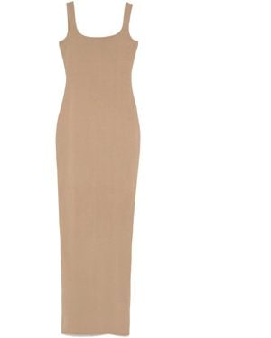 Entire studios Square Neck Maxi Cotton Spandex Cork - Natural