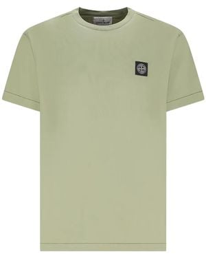 Stone Island T Shirts And Polos - Green
