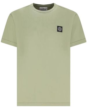 Stone Island T Shirts En Polos - Groen