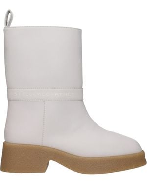 Stella McCartney Skyla Femmes 's Bottes écologiques beige / peau de lait - Gris