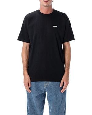 Obey T Shirts And Polos - Black