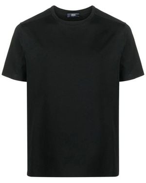 Herno T-shirt Met Ronde Hals - Zwart