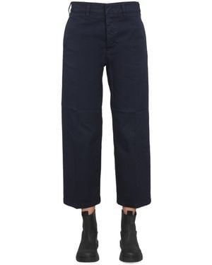Department 5 Cotton Pants - Blue