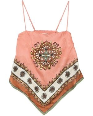 ALÉMAIS Contina Scarf Top - Pink