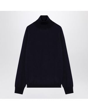 Maison Margiela Turtleneck Pullover - Blue