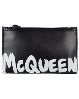 McQueen Alexander Mc Queen Card Holder - Black