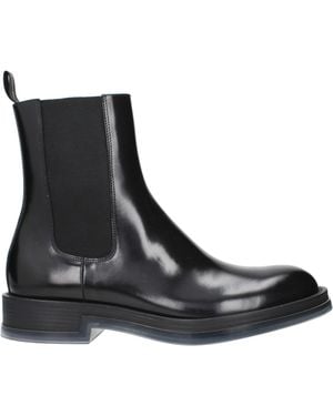 McQueen Stivaletti Chelsea Float Uomo Pelle Nero - Black