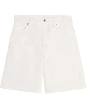 Maison Kitsuné Bermudas Con Cinco Bolsillos - Blanco