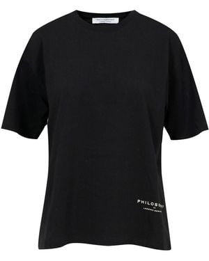 PHILOSOPHY BY LORENZO SERAFINI Philosophie von Lorenzo Serafini T -Shirts und Polos Black - Schwarz