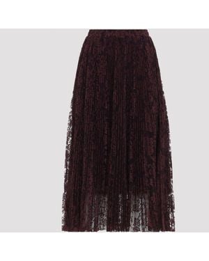 Ermanno Scervino Lace Midi Skirt - Morado