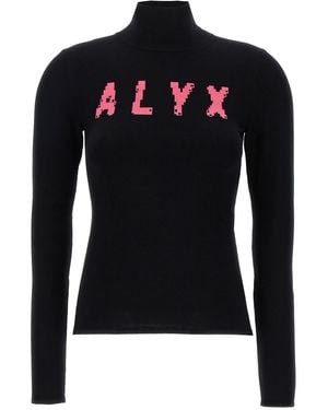 1017 ALYX 9SM 1017 Alyx 9 SM -Logo -Pullover - Schwarz