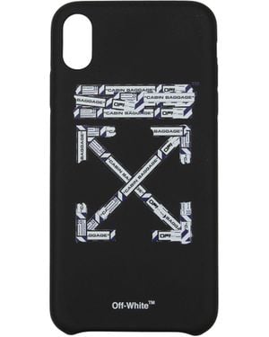 Off-White c/o Virgil Abloh Off-weißes iPhone-Tür iPhone xs Max Männer PVC schwarz