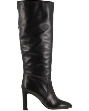 Stuart Weitzman Babette Leder Tube Stiefel - Schwarz