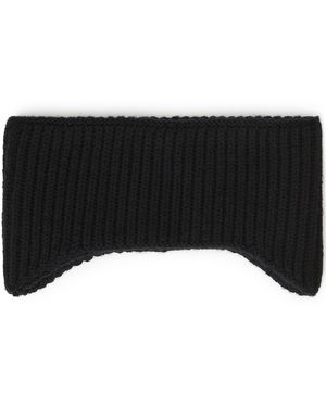 Alexander Wang Rippen -Ohrschützer -Stirnband - Schwarz