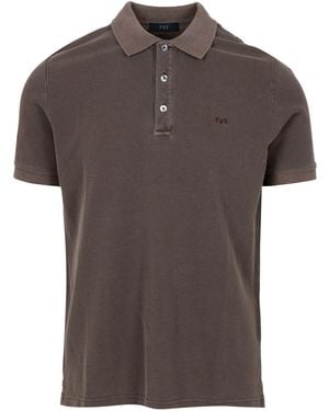 Fay T-shirts En Polo's Donkerbruin